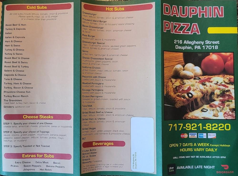 Dauphin Pizza Small Sicilian